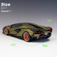 Bimeigao 1:18 Lamborghini FKP 37 Модель спортивного автомобіля Іграшка Реалістична модель легкосплавного автомобіля Подарункова модель для хлопчиків - зображення 7