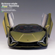 Bimeigao 1:18 Lamborghini FKP 37 Модель спортивного автомобіля Іграшка Реалістична модель легкосплавного автомобіля Подарункова модель для хлопчиків - зображення 9