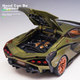 Bimeigao 1:18 Lamborghini FKP 37 Модель спортивного автомобіля Іграшка Реалістична модель легкосплавного автомобіля Подарункова модель для хлопчиків - зображення 10