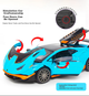 Модель автомобиля Heimanba STO Hurricane 1:32 из сплава, звук и свет, синяя - изображение 6