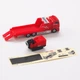 Машинка TAKARA TOMY детская из сплава №128 пожарная, 981787 - изображение 4