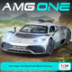 Модель гоночного автомобіля Chiyuchewan AMG ONE масштабу 1:24, лита під тиском іграшкова машина, подарунок для хлопчиків - зображення 7