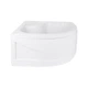 Душевой поддон Lidz KAPIELKA ST80x80x41 см с панелью - изображение 1