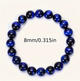 Стильний браслет BLUE Tiger Eye, синє тигрове око, унісекс, джерело гармонії та удачі - изображение 6