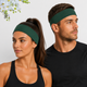 Пов'язка на голову Korona Sport 24х7 см французький трикотаж Emerald - изображение 2