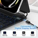 Клавіатура-чохол Bettdow Magnetic Style для iPad Pro 12,9" з трекпадом та RGB підсвічуванням чорна - зображення 3
