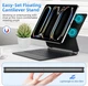 Клавіатура-чохол Bettdow Magnetic Style для iPad Pro 12,9" з трекпадом та RGB підсвічуванням чорна - зображення 4