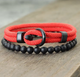 Двошаровий чоловічий браслет Bangle Hook + Beads, браслет на удачу - изображение 8