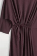 Сукня жіноча COS gathered-waist draped midi dress 1292719002 M Бордовий - зображення 6