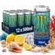Упаковка безалкогольного енергетичного напою Monster Energy Aussie Lemonade Style Juiced 500 мл х 12 енергетик - зображення 1