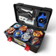 Подарунковий набір Beyblade Burst Evolution / Turbo / GT — 8 бейблейдів, кейс, 2 лаунчери, ручка, лаунчер-ліхтарик, монтажний ключ - зображення 3