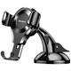 Автотримач для телефона Baseus Gravity Car Mount Osculum Type Gravity Black (SUYL-XP01) - зображення 1