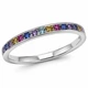 Каблучка срібна доріжка з фіанітами Silver Style 17.5 р. (100932.12 sku:2300103509508) - зображення 1