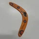 Дерев'яний бумеранг. Бумеранг з липи. Бумеранг розписний. Wooden boomerang - зображення 9