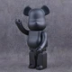 Дизайнерська іграшка Беарбрік чорний. Статуетка Bearbrick 28 см. Фігурка для інтер'єру ведмідь Беарбрік 400% - зображення 5