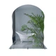 Зеркало для ванной комнаты Lidz Anny 575x425 фигурное, с полочкой (LD78AN4557) - изображение 1