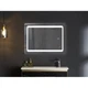 Дзеркало для ванної кімнати Mixxus Twee MR09-50x80-REVERSE 500x800 прямокутне, з LED-підсвічуванням та антизапотіванням (MI6930) - зображення 4