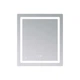 Зеркало для ванной комнаты Lidz Kubis KU2 700x800 прямоугольное, с фронтальной LED-подсветкой (LD78LF904708048447) - изображение 3