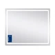 Дзеркало для ванної кімнати Qtap Mideya MI2 700x900 прямокутне, з фронтальною LED-підствідкою (QT2078NCF9070) - зображення 4
