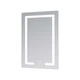 Зеркало для ванной комнаты Lidz Kubis KU2 800x500 прямоугольное, с фронтальной LED-подсветкой (LD78LF936508048448) - изображение 5