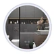 Дзеркало для ванної кімнати Mixxus Plain MC11-60 600x600 кругле, з LED-підсвічуванням та антизапотіванням (MI6663) - зображення 1