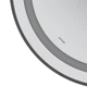 Зеркало для ванной комнаты Mixxus Ellipse MV05-80x70-REVERSE 800x700 овальное, с LED-подсветкой и антизапотеванием (MP6646) - изображение 9
