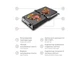 Мультимейкер BBQ BITEK BT-2687 3000 Вт — универсальный электрогриль для приготовления мяса, овощей, сэндвичей и других блюд (НН6235) - изображение 3