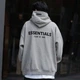 Худи Essentials Fear Of God с логотипами с двух сторон серого цвета (S). - изображение 3
