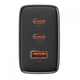 МЗП Baseus Cube Pro Fast Charger 65W (2 Type-C + USB) black - изображение 3
