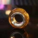 EDC Фиджет игрушка кольцо Янтарь спиннер магнитный Fidget Toy антистресс офисный слайдер (янтарный) - изображение 4