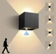 Светодиодный уличный светильник KYOTECH 12Вт с датчиком движения IP65, 3000K - изображение 1