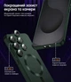 Чохол силіконовий з магнітом протиударний Case with MagSafe для Samsung Galaxy S24 FE (Samsung S24FE) dark green - зображення 3