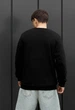 Мужской Свитшот Стаф Черный Однотонный Базовый Staff Black Basic XL (402643) - изображение 2