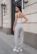 Женские спортивные штаны стаф светло серые с логотипом Staff yo light gray logo XXS (402536) - изображение 2
