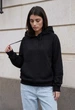 Женское Худи Стаф Черное С Логотипом Оверсайз Staff Amo Black Logo L (402619) - изображение 1