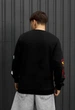 Свитшот Мужской Стаф Черный Однотонный Классический Staff Samu Black L (402615) - изображение 2