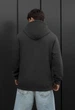 Худи Мужское Стаф Темно-серое Базовое Однотонное Staff Basic Dark Gray XS (402551) - изображение 2