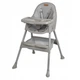 Детский стульчик для кормления 2 в 1 Kidwell Tinto Gray (трансформер до 30 кг, экокожа, корзина для игрушек) - изображение 2