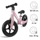 Беговел Kidwell Flex Pink (складной механизм CLICK&FOLD, нейлоновая рама, колеса EVA 29 см, до 30 кг) - изображение 8