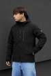 Куртка мужская стаф черная демисезонная однотонная soft shell Staff re black XL (402640) - изображение 10