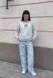 Женский Свитшот Стаф Черный Оверсайз С Надписью С Любовью Staff Zy Love Oversize M (402652) - изображение 4