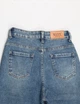 Голубые женские джинсы Baggy с выбеленным эффектом (8635) 30 - изображение 6