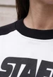 Женский Свитшот Staff Черно-белый Оверсайз С Логотипом Staff Logo Black & White Oversize M (402658) - изображение 3