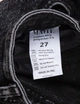 Джинсы женские Baggy серые варёные (BC3936) 27 - изображение 8