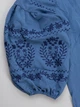 Женская блузка-вышиванка голубая с вышивкой, 2XL (Q6155) - изображение 4