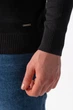 Свитер однотонный Trend Collection 5143 Черный (black) 4XL - зображення 6