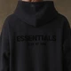 Худі Essentials Fear Of God із логотипами з двох сторін чорного кольору(S). - зображення 6