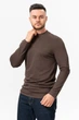 Однотонный гольф с воротником K.O.R 6801 Коричневый (brown) XL - зображення 4