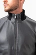 Куртка из экокожи K.O.R 26390 Серая (GREY) L - изображение 4