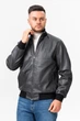 Куртка из экокожи K.O.R 26390 Серая (GREY) L - изображение 9